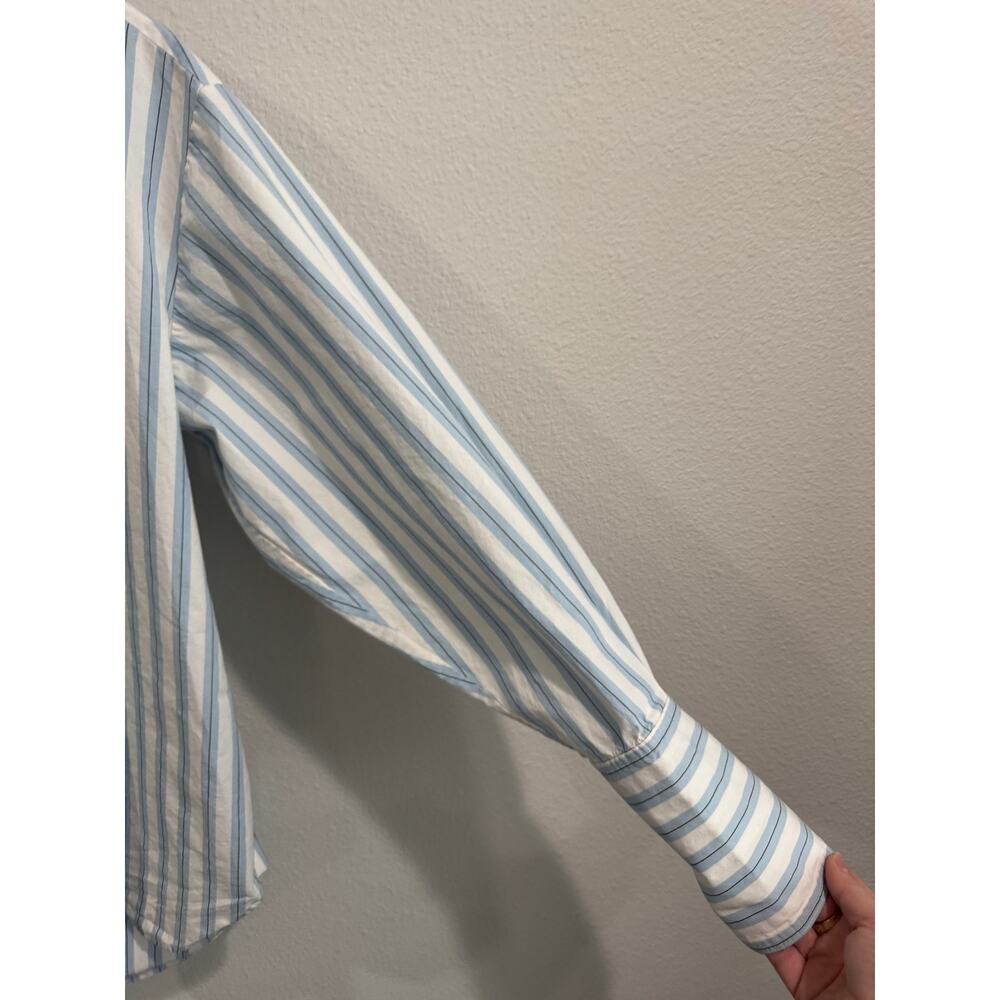 Frame Oversized Striped Button Up - image 3